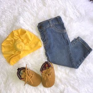 Girls jeans shoes turbine